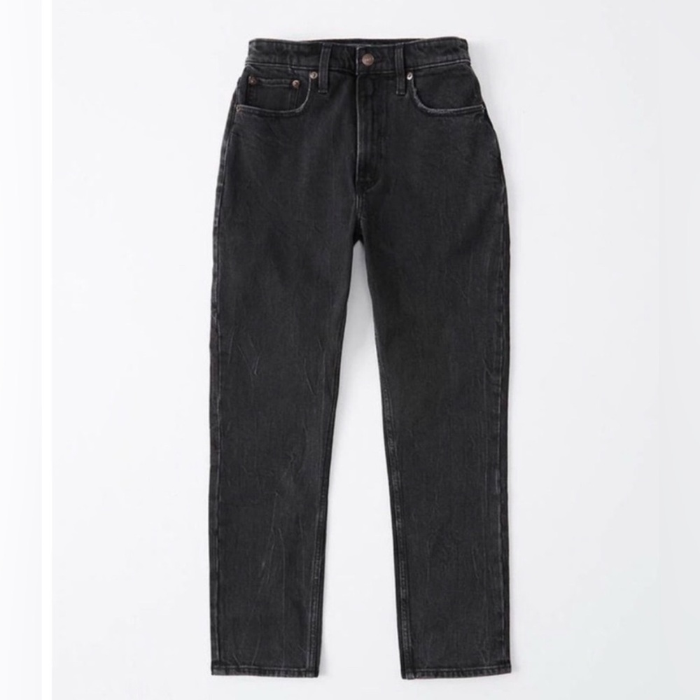 Abercrombie Curve Love Jeans Washed Black Size 26 2